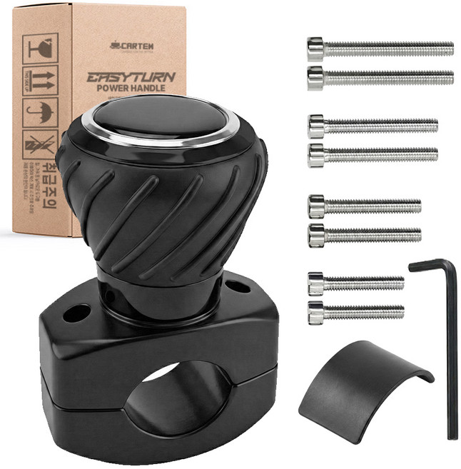 카템 대형차 이지턴 파워핸들 CT122, 블랙