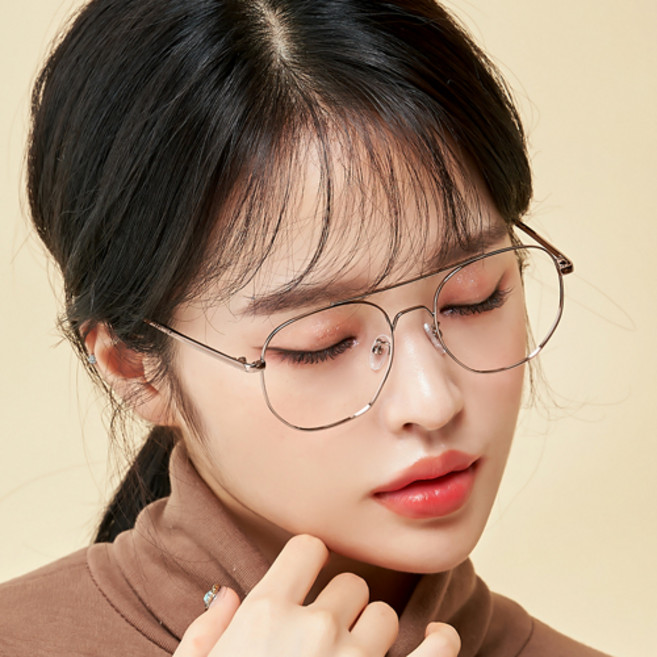 베이마 투브릿지 메탈 사각 안경 FB236