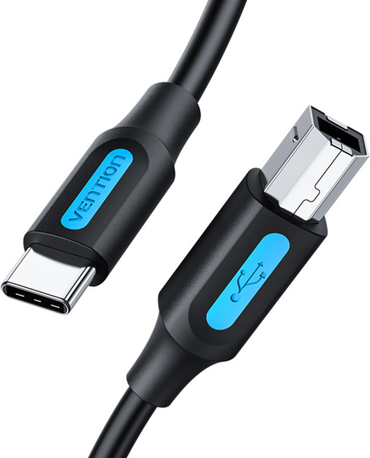 벤션 USB C타입 to USB2.0 B CM BM 케이블, 1개, 1m