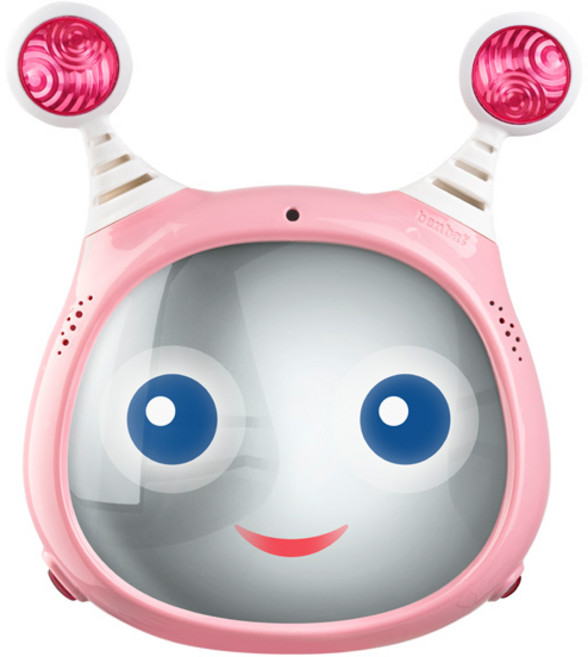 밴밧 올리 카미러 후방거울, 베이비핑크, 1개