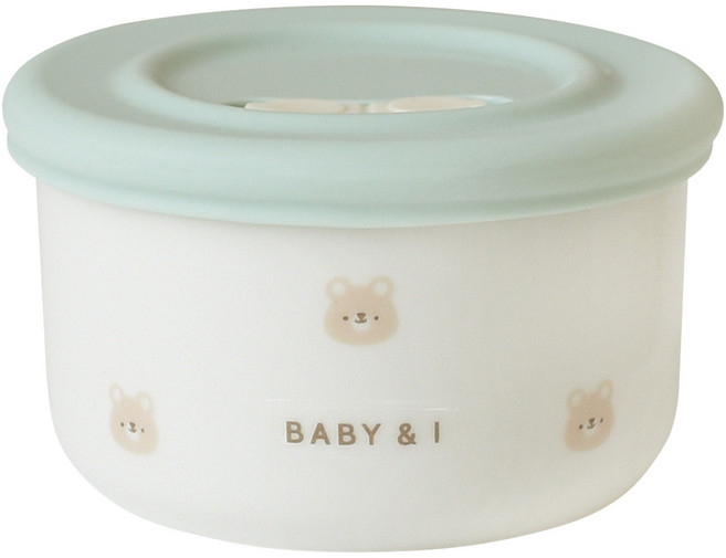 베이비앤아이 도자기 이유식 보관용기, 고미, 1개, 200ml
