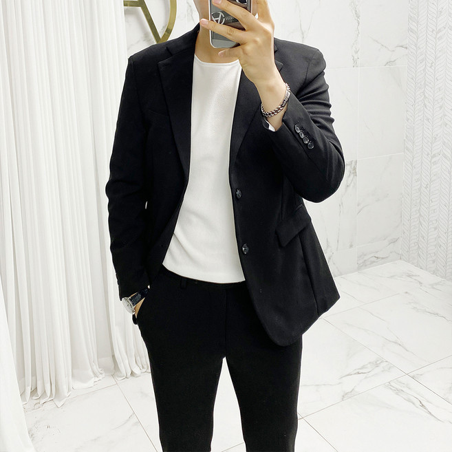 Adore Classic 男士舒適春秋冬季休閒婚禮大尺碼西裝套裝