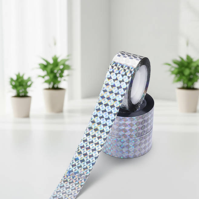 조인메이드 조류 퇴치 과수원 반사 테이프 B 24mm x 80m, 2개