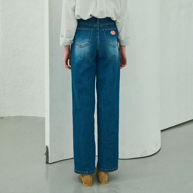 슬로우롤리 여성용 straight denim pants