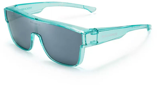 락브로스 안경위에 착용하는 스포츠 편광고글 SP304, 민트 + 그레이, 1개