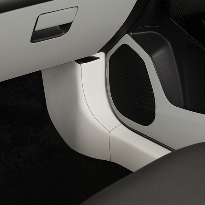 메이튼 스크래치 순정 컬러 가죽 카울 1열 도어스텝 커버 SC C570-32, 쉐보레 트랙스 크로스오버, 라이트그레이