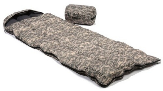 네이처아머 마약구스침낭, 디지털 밀리터리, 1개