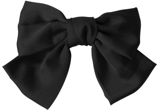 수스다 여성용 왕리본 고급 실크 새틴 머리핀 리본자동핀 366