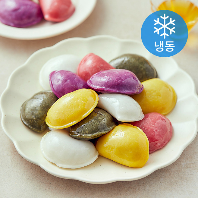 올바른 오색 반달떡 팥앙금 (냉동), 1kg, 1개입, 1개