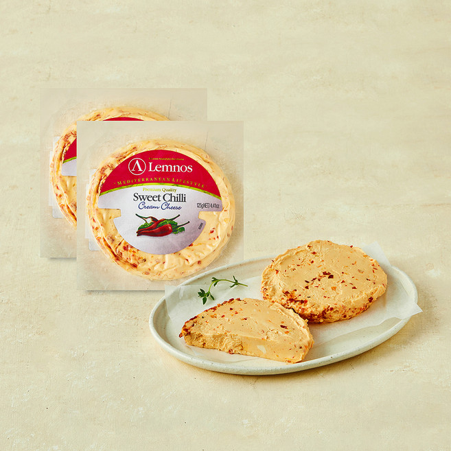 램노스 스윗칠리 크림치즈, 125g, 2개, 1개입