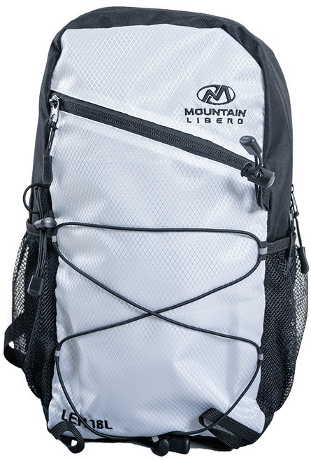LIBERO 小型輕量多用途登山背包 18L 白色
