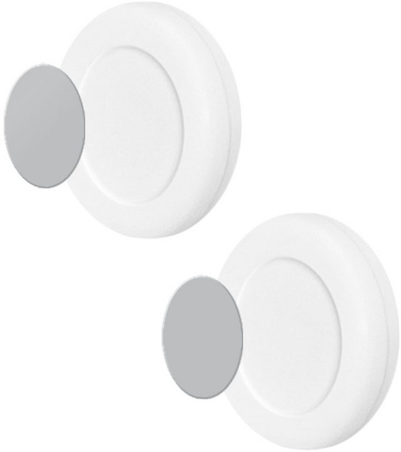 TheLiving 분실방지 리모컨 마그네틱 후크, 화이트, 2개