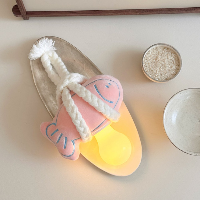 레나에너지 액막이 명태 LED 인테리어 조명 ver 2 + 선물박스 세트, 분홍(02 애정운)