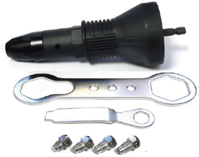 블랙불 전동 리벳어댑터 RG-A, 1개