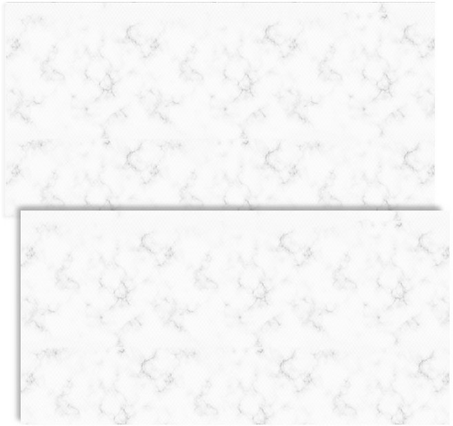 딩동펫 반려견 미끄럼 방지 매트 복도형 2p, 마블화이트 + 그레이, 1개