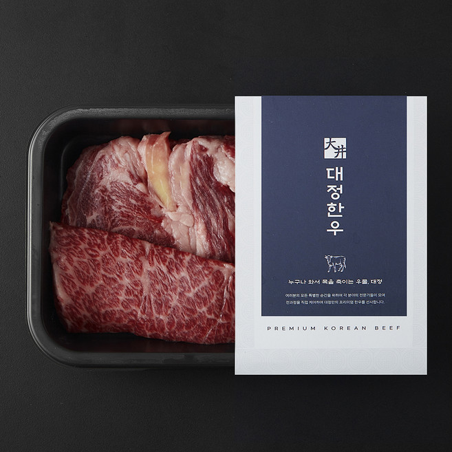 대정한우 등심 200g+살치살 50g 1++(9) (냉장), 250g, 1세트