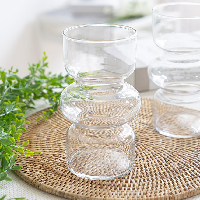 플라워트리 라운드 글라스 화병 B라인, 투명