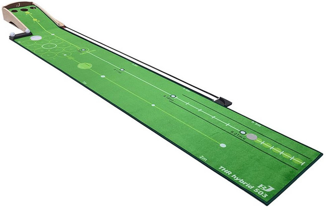 BJ Park Golf 兩用自動回球推桿練習器 503, 1個, 綠色
