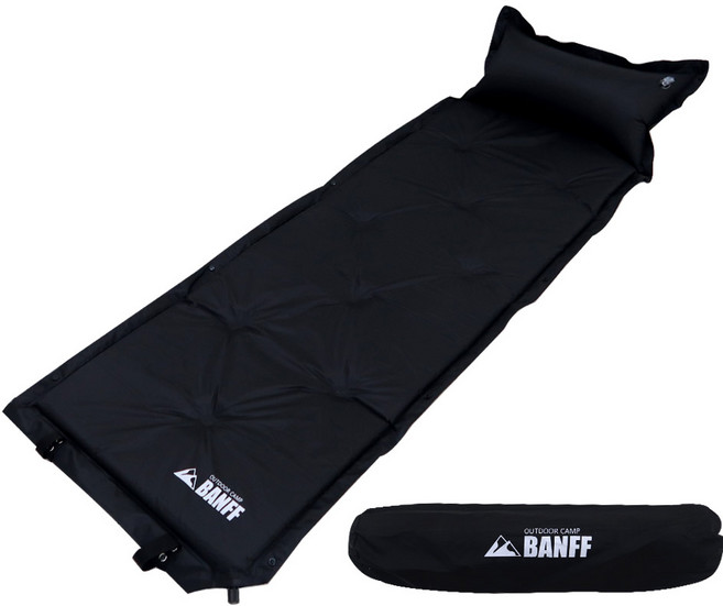 밴프 캠핑 에어매트, 블랙