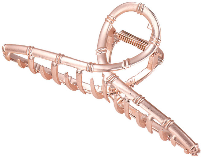 수스다 메탈 대나무꼬임 헤어 집게핀