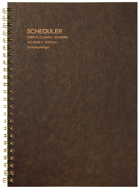 클래식 만년 스케줄 다이어리, 다크, 1개