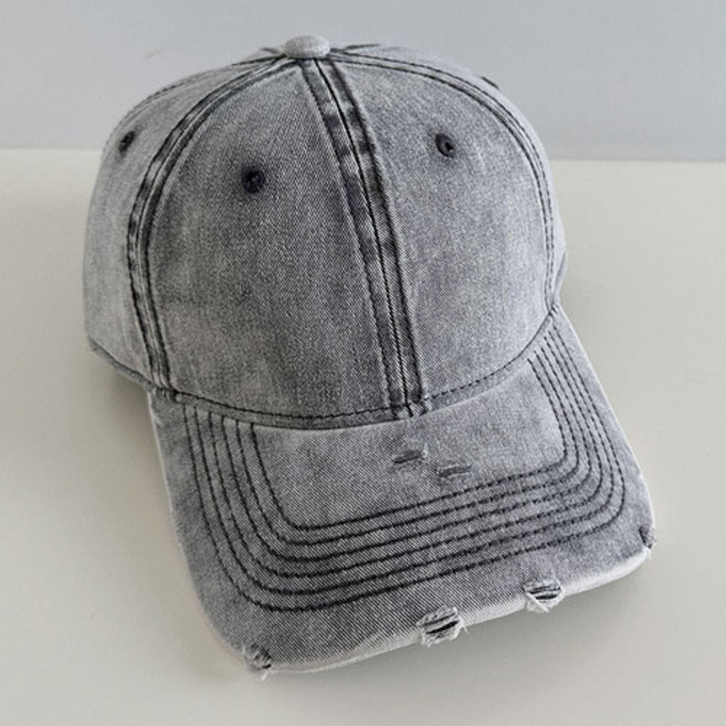 RIGHT NOW 破損水洗棒球帽