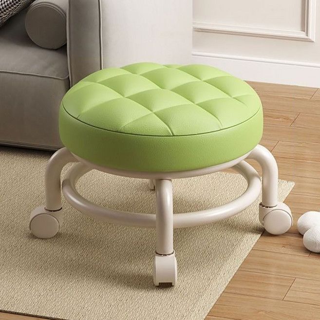 지앤와이 쿠션 앉은뱅이 이동 의자, 그린, 1개