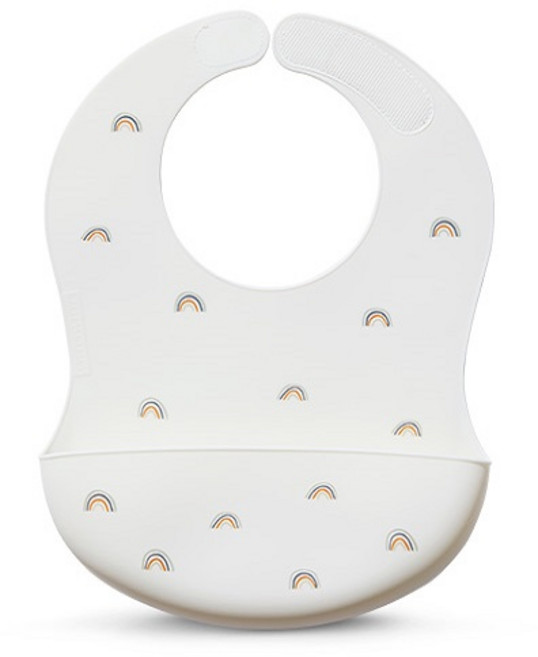 마커스앤마커스 도노도노 이유식 턱받이, 레인보우, 1개, 1매