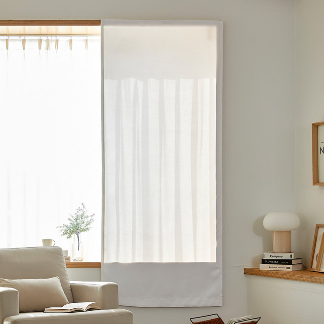 ON벨크로 붙이는 암막커튼