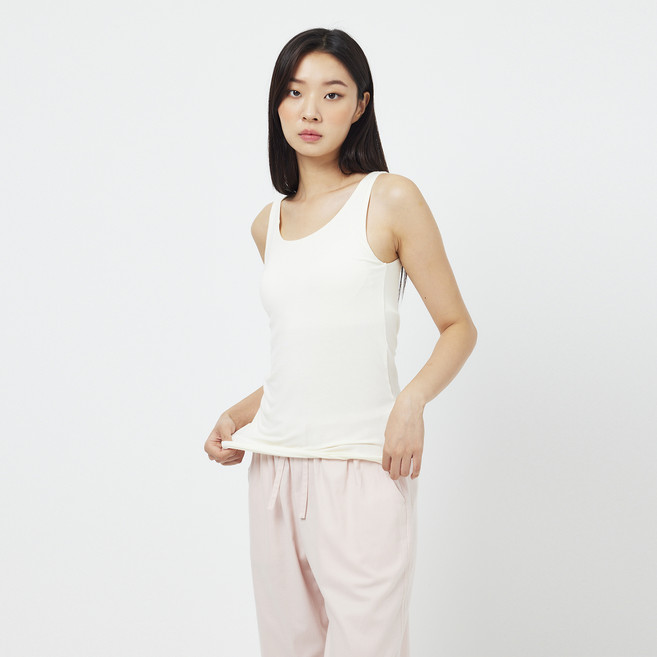 JAJU 여성용 히트 U넥 브라 캐미솔