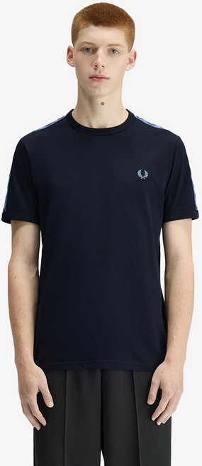 FRED PERRY 男士撞色飾帶滾邊T恤 M4613