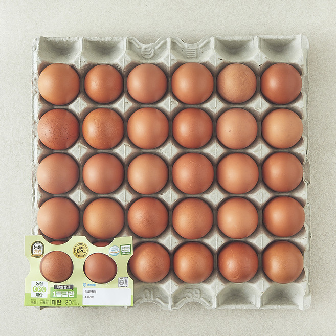 농협 EPC 무항생제 인증 1등급 대란 1.56kg, 30구, 1개