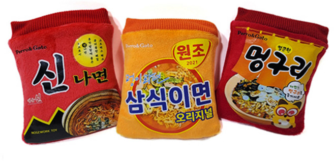 페로가토 강아지 노즈토이 3종 세트, 신나면, 멍구리, 삼식이면, 1세트