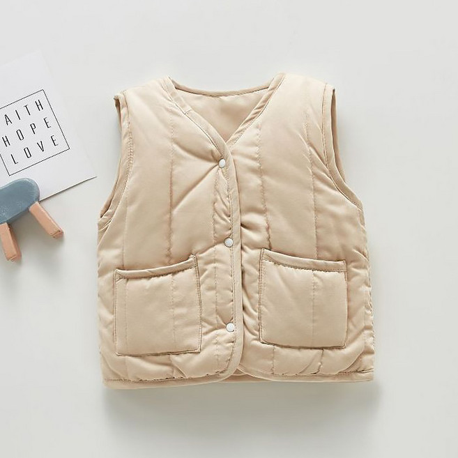 BEBENIZ 童款口袋保暖鋪棉背心