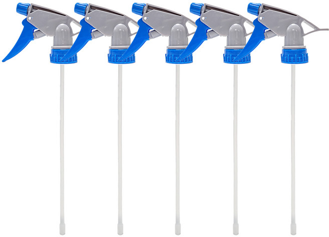 월드크린 5색 분무기 분사구, 5개, 파랑