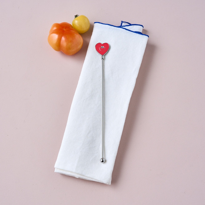 모던하우스 러브투게더 머들러, 1개, 스텐 머들러 레드