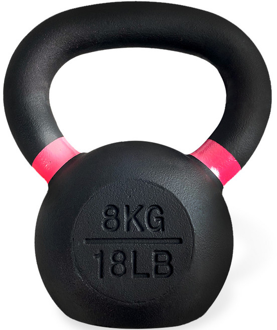 비핏 프리미엄 무쇠 케틀벨, 핑크, 8kg, 1개