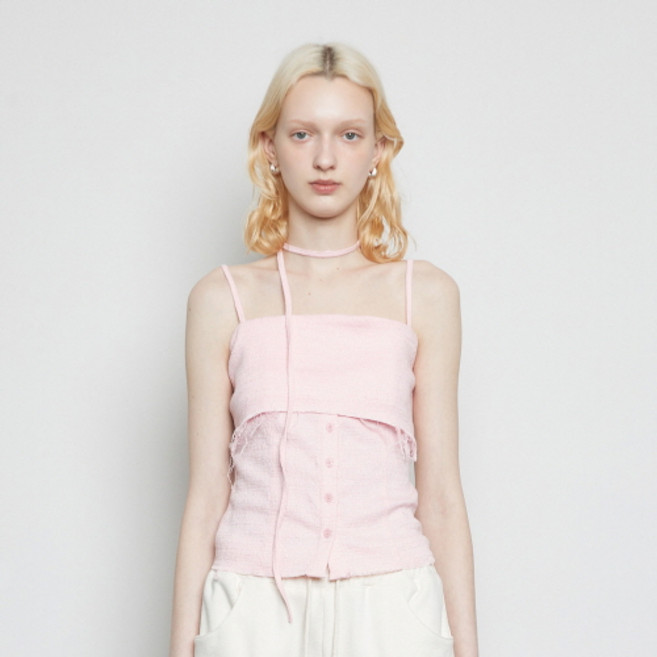 LARTIGENT 女款 L3 BUTTON SLEEVELESS