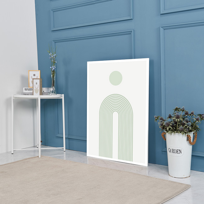 마니앤솔 높이조절 액자테이블 대, 레인보우