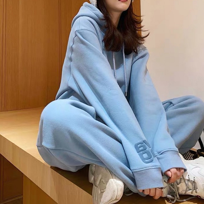 Goodif 女款連帽上衣 + 運動褲套裝