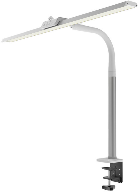 프리즘 LED 스탠드 브로드윙 M 클램프타입 LSP-9100, 화이트