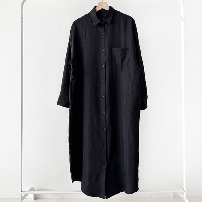 봉봉스토리 롱매그널 셔츠 롱 원피스 임부복