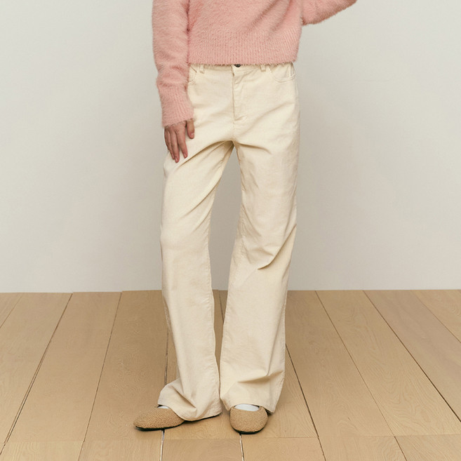 키르시 여성용 체리 코듀로이 팬츠