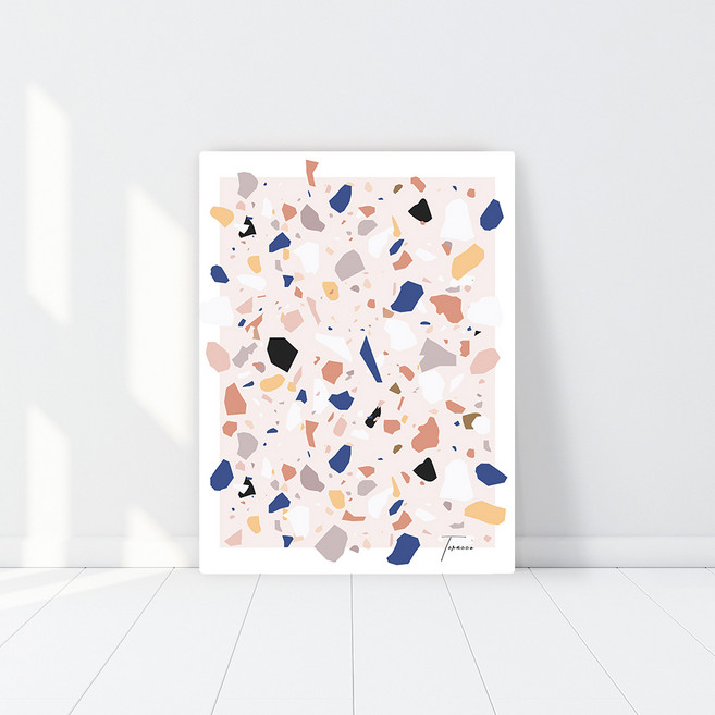 오홀리브 액자테이블, 테라조컬러