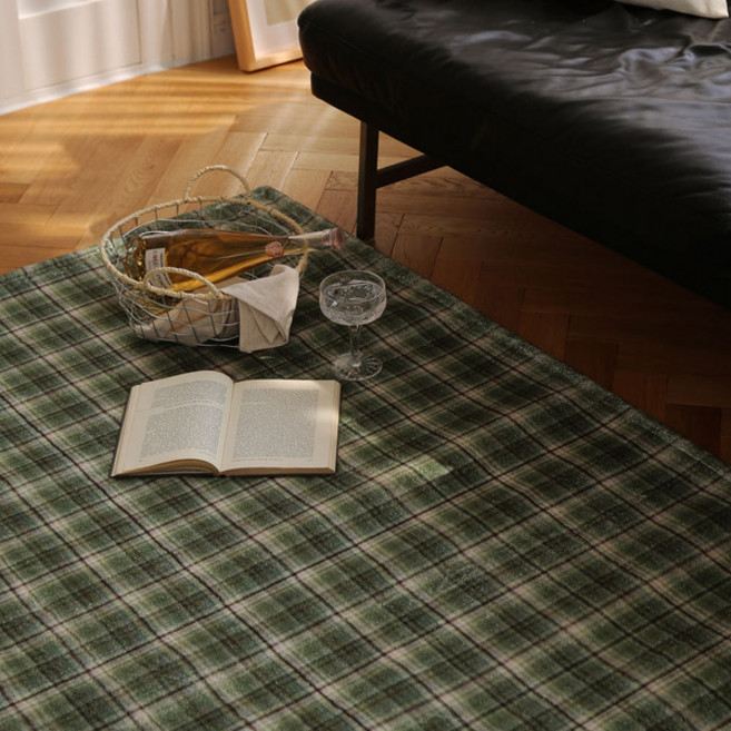 The Frigg 經典復古格紋設計地毯