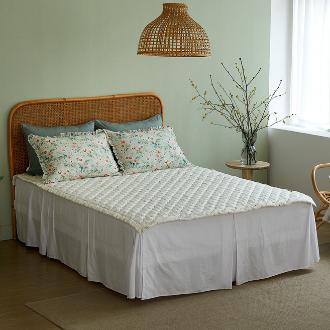 로라애슐리 캐리 60수 모달 논슬립 패드, 그린