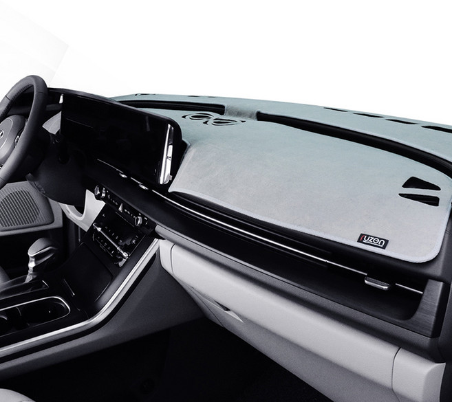 루젠 아크모 벨벳 대쉬 보드 커버, 쏘렌토 MQ4 (HUD무/센터스피커유), 그레이, 기아