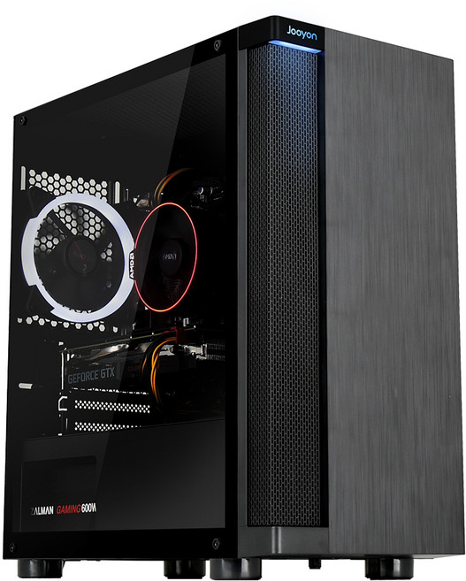 주연테크 타이니 데스크탑 블랙 TINY 121N (i3-12100 WIN미포함 RAM 8GB SSD 240GB), 기본형