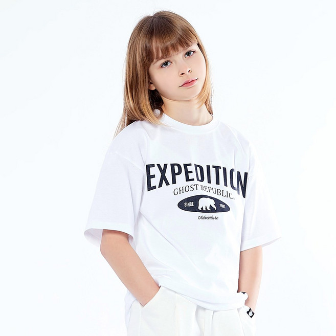 고스트리퍼블릭 아동용 GR 익스페디션 오버핏 반팔티 JT-J333