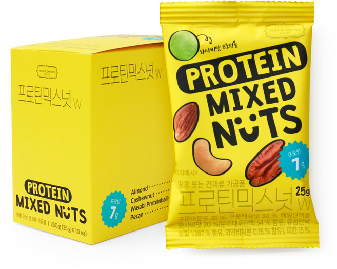 프로틴 믹스넛W 10p, 250g, 1개